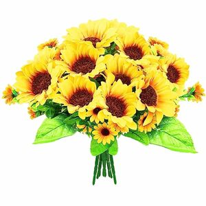 JINXIAN 6 Bünde Künstliche Sonnenblumen Künstliche Blumen So