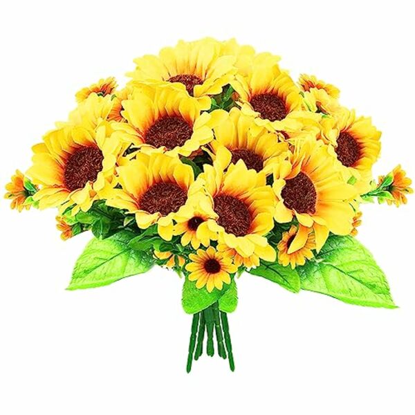 Bild 1 von JINXIAN 6 Bünde Künstliche Sonnenblumen Künstliche Blumen So