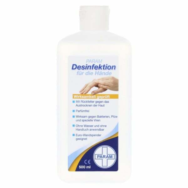 Bild 1 von Händedesinfektion Flüssig Spenderflasche 500  ml