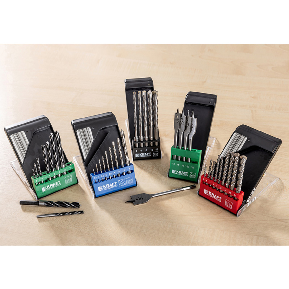Bild 1 von Kraft Werkzeuge Bohrer-Set