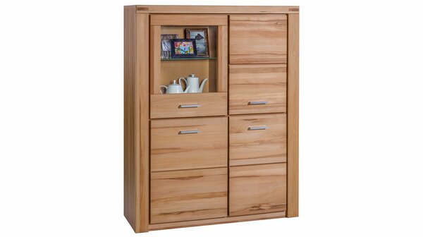 Bild 1 von Highboard Kernbuche teilmassiv geölt 108 cm - FREYJA