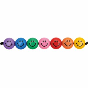 Rico Design Smiley® Originals Perlen linsenförmig rainbow classic 11,5x5mm 35 Stück
