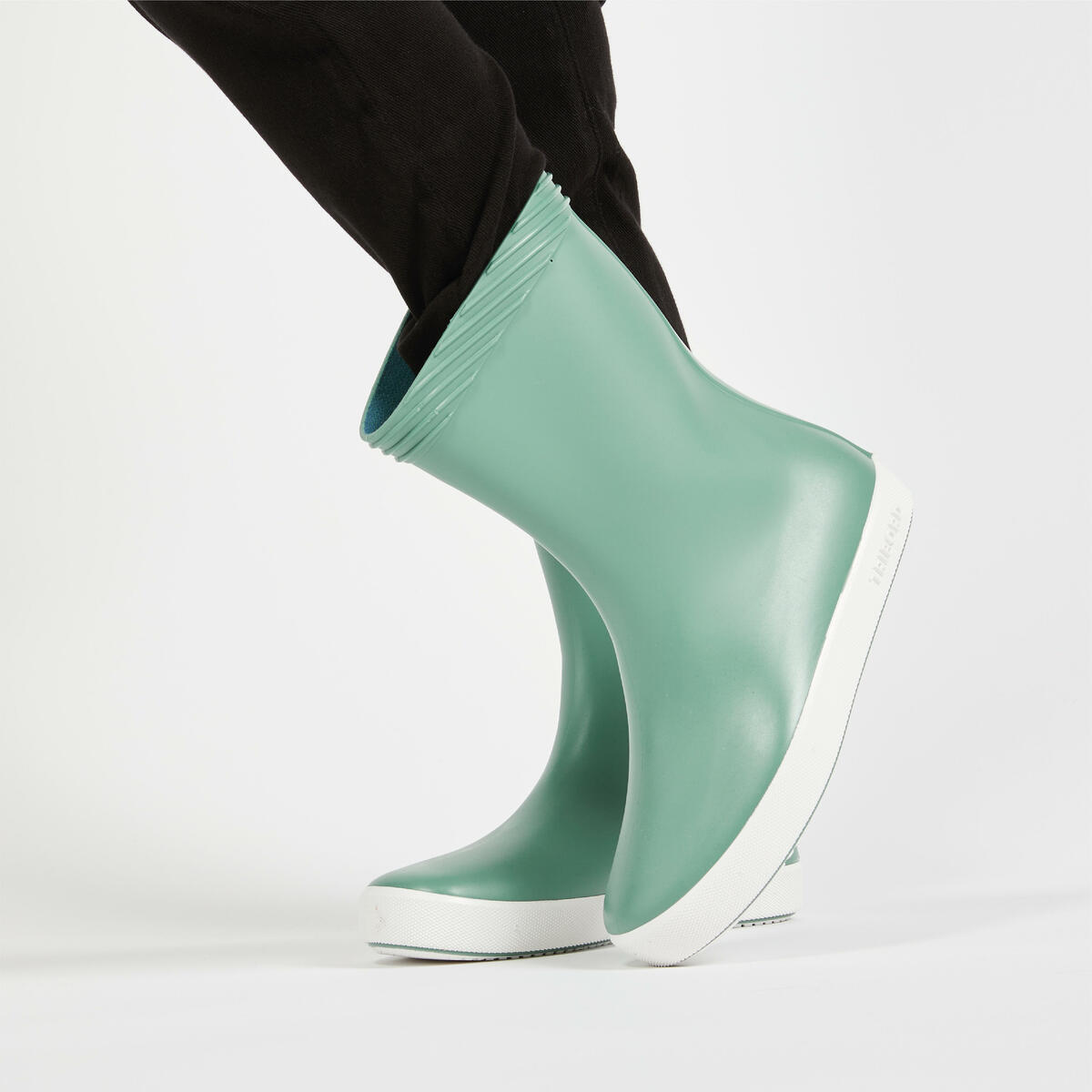 Bild 1 von Segelgummistiefel Kinder 100 graugrün