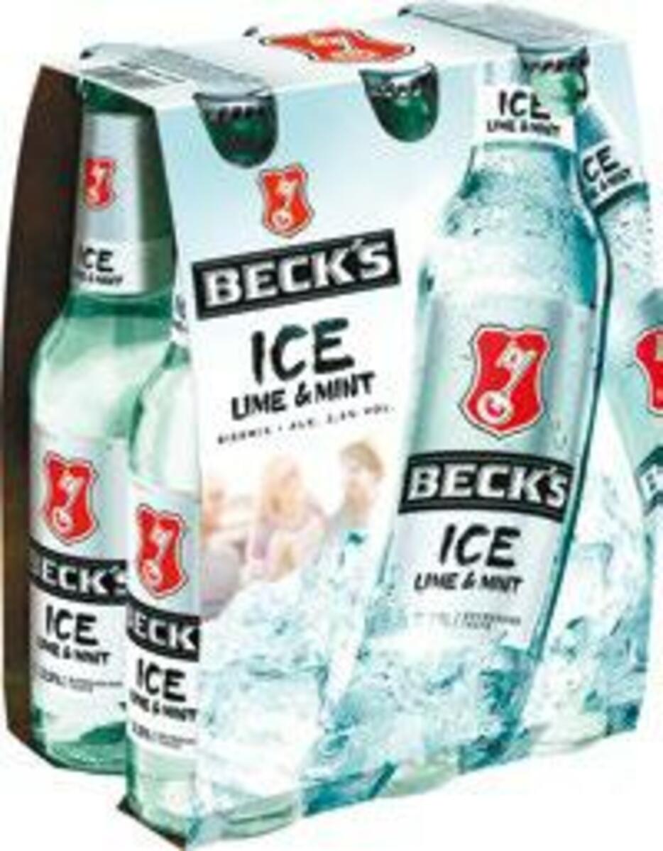 Bild 1 von Beck‘s ICE 6 x 0,33 Liter in der Flasche