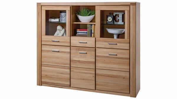 Bild 1 von Highboard Kernbuche teilmassiv geölt 159 cm - FREYJA