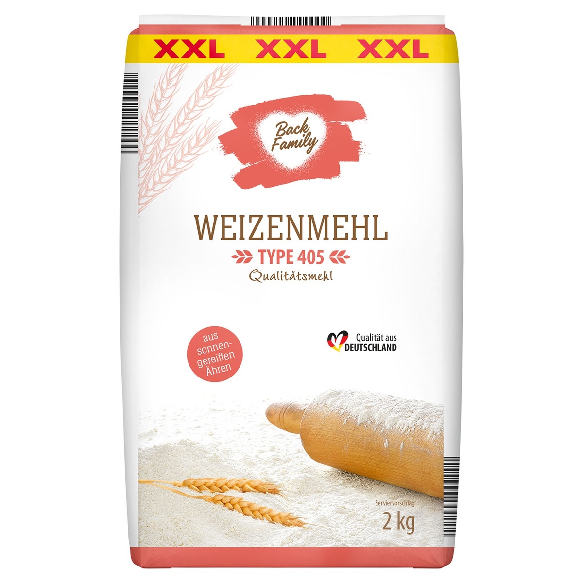 Bild 1 von BACK FAMILY Weizenmehl Type 405 2 kg