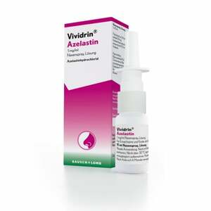 Vividrin Azelastin Nasenspray Akuthilfe bei Heuschnupfen und Allergien 10  ml