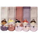 Bild 1 von 5 Paar Baby Socken mit Ballerina-Motiven