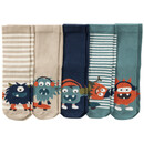 Bild 1 von 5 Paar Baby Socken mit Monster-Motiven