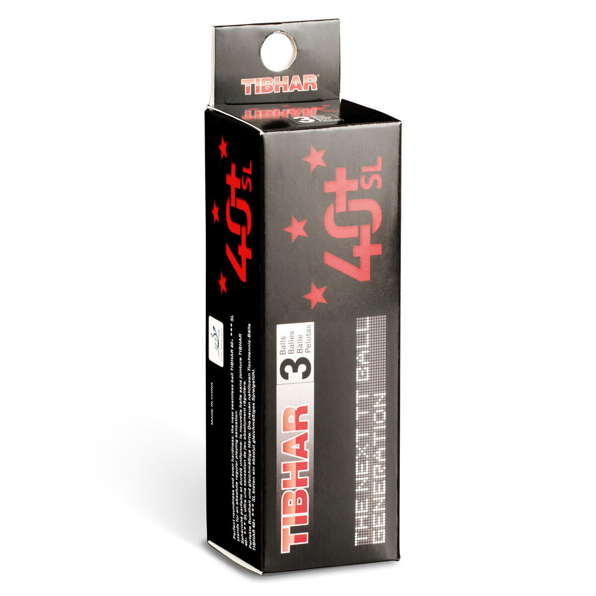 Bild 1 von Tischtennisbälle Tibhar *** 40+SL 3 Stück weiss