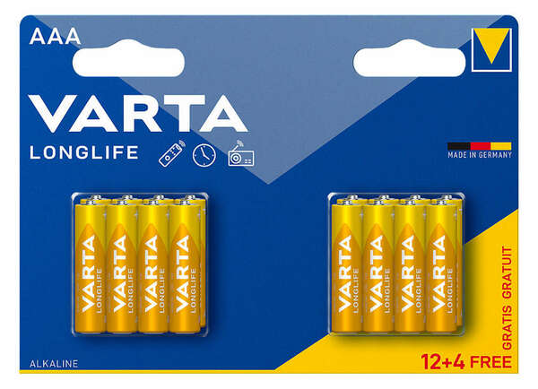 Bild 1 von VARTA Alkaline-Batterien AAA »Longlife«