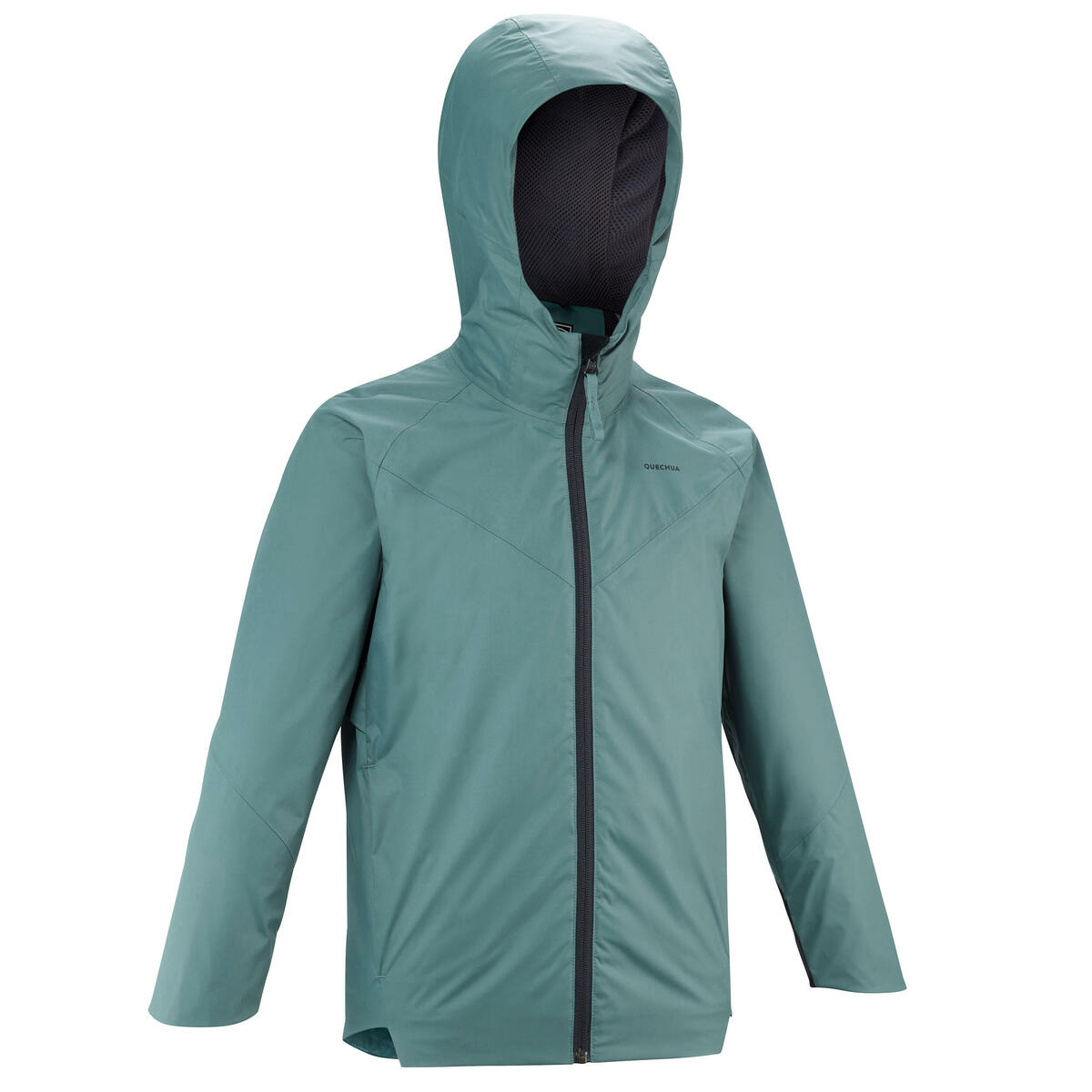 Bild 1 von Wanderjacke Kinder Mädchen Gr. 122–170 wasserdicht - MH500 grün