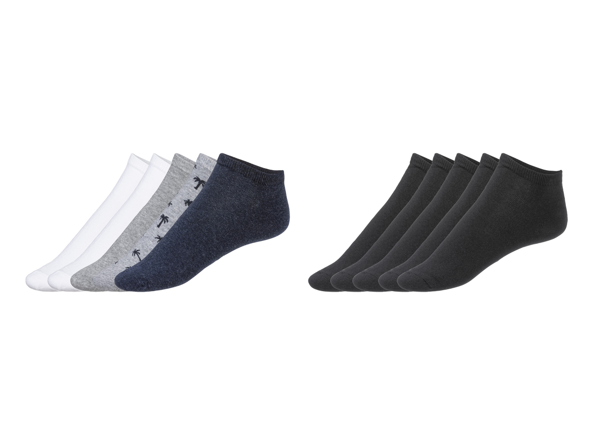 Bild 1 von LIVERGY® Herren Sneakersocken , 5 Stück, hoher Bio-Baumwollanteil