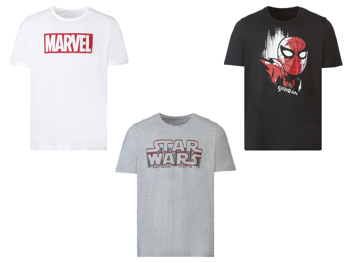 Bild 1 von Herren Schlafshirt mit Rundhalsausschnitt und Print