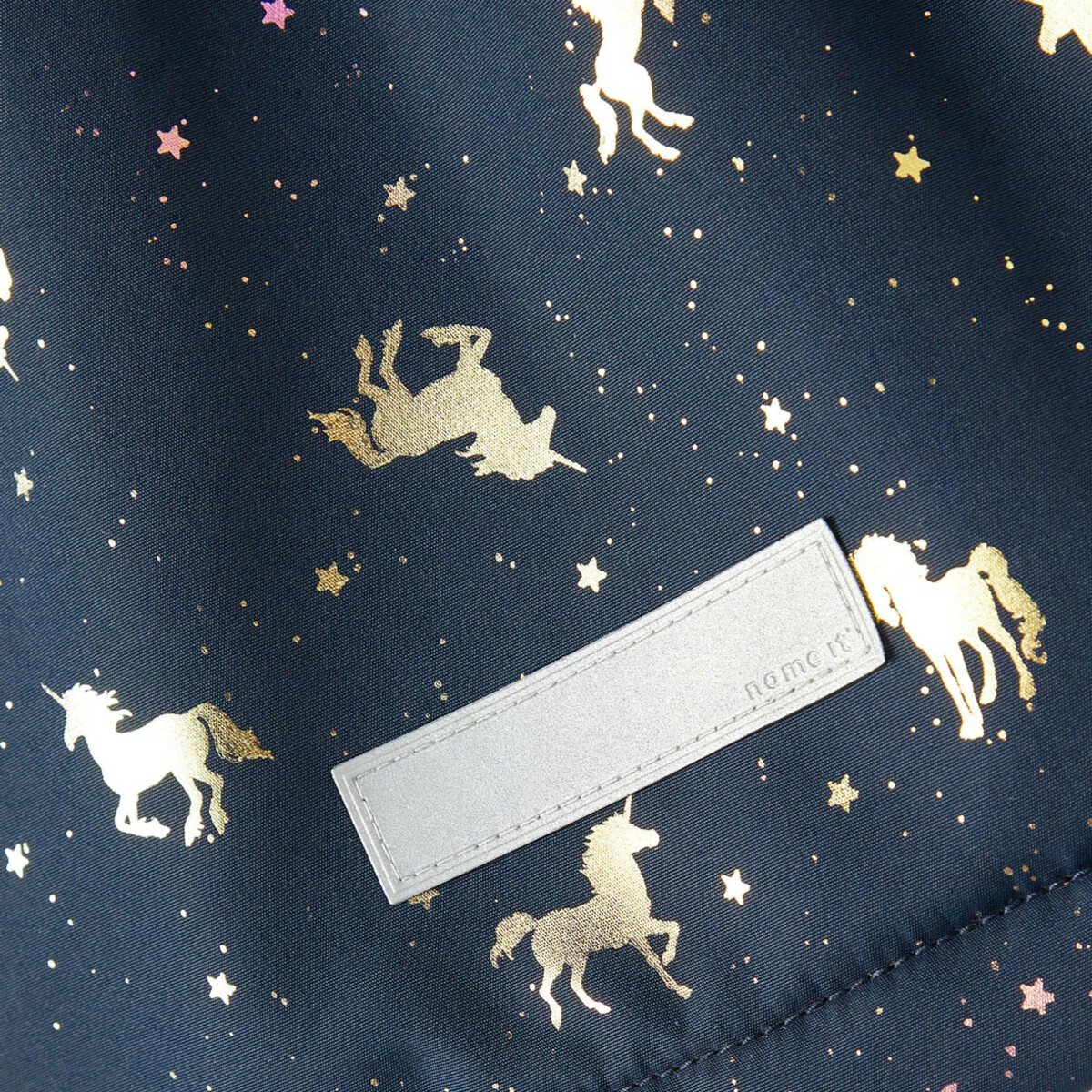 Bild 3 von Mädchen Steppjacke mit abnhembarer Kapuze und Pferde-Print