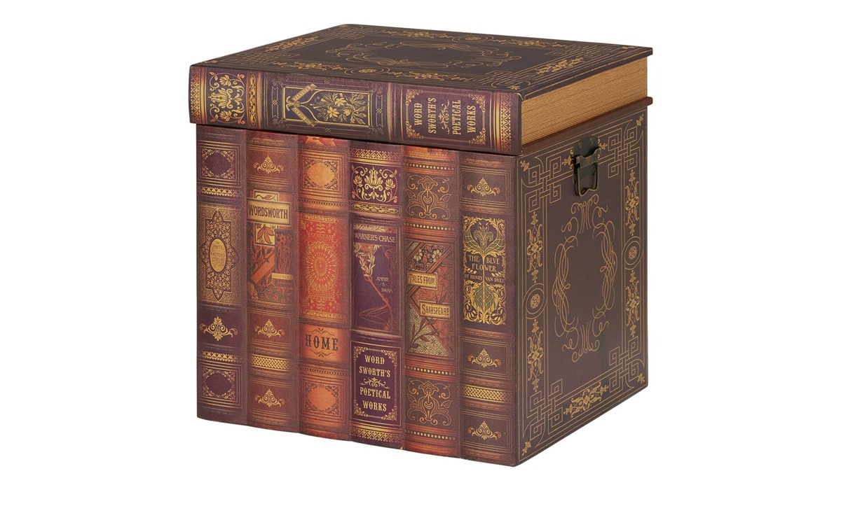 Bild 1 von Aufbewahrungsbox braun Holzwerkstoff, Kunstleder Maße (cm): B: 49 H: 48 T: 41 Aktuelle Gutschein Aktion