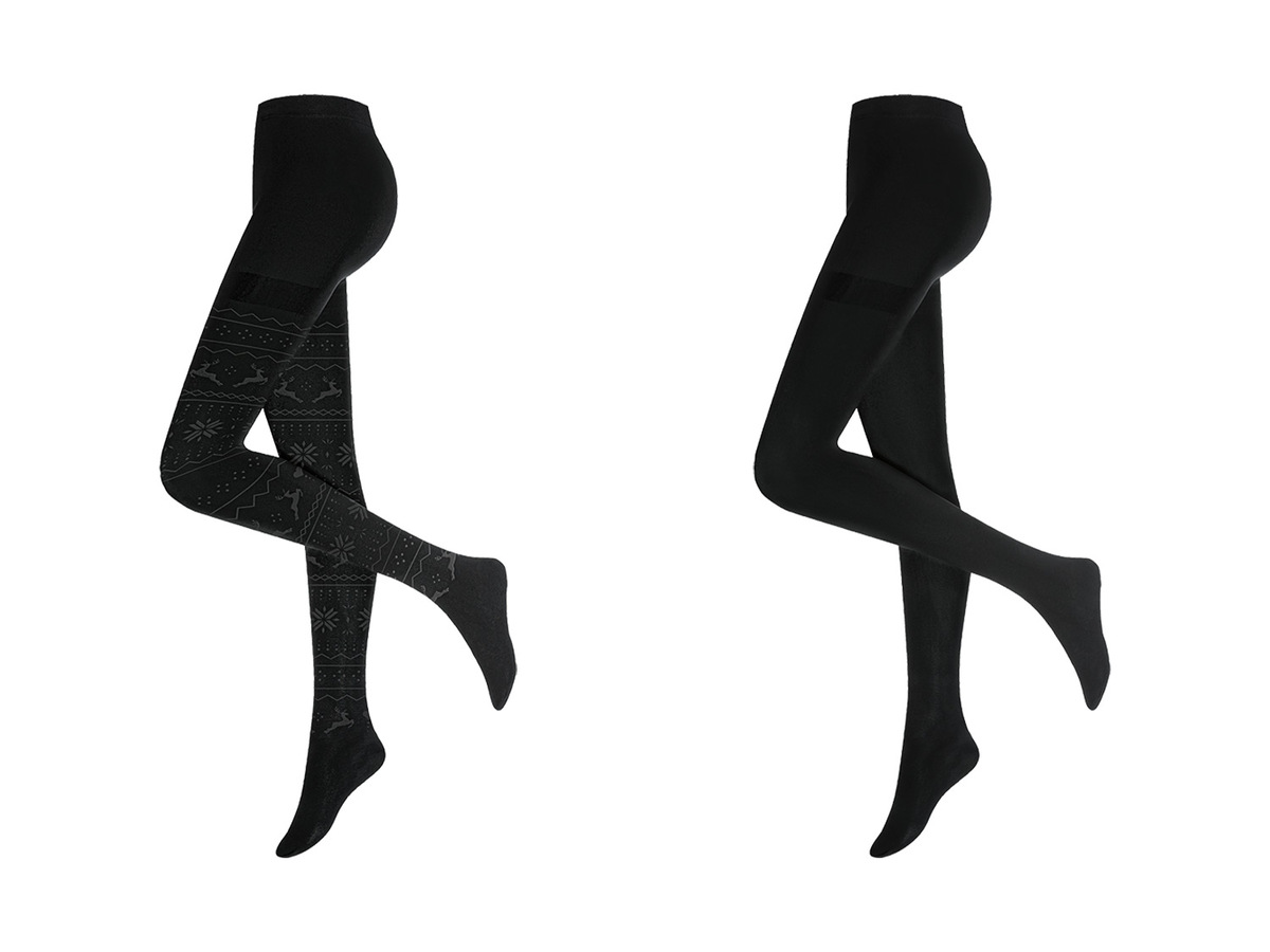 Bild 1 von esmara® Damen Thermo-Strumpfhose, 100 DEN, mit Komfortbund