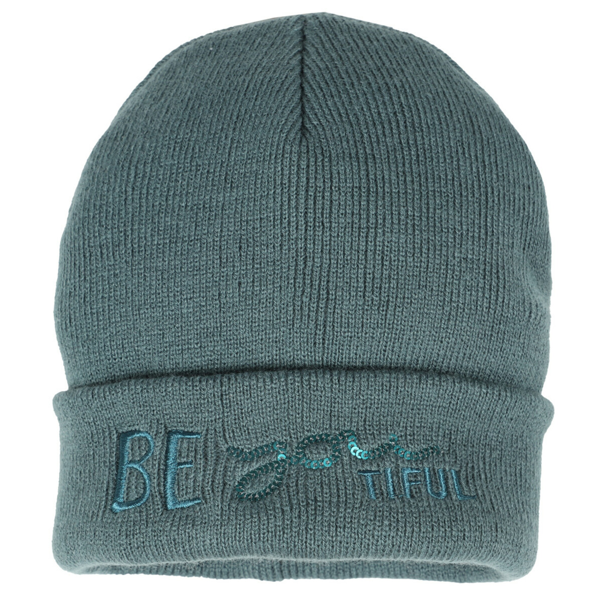 Bild 1 von Mädchen Mütze mit Stickerei und Pailletten