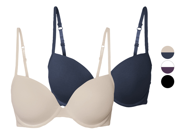 Bild 1 von esmara® Damen Bügel-BHs, 2 Stück, mit gepaddeten Cups