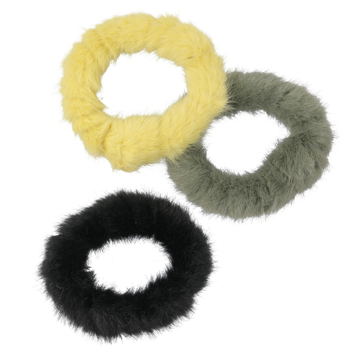 Bild 1 von 3 Haargummis in Fell-Optik