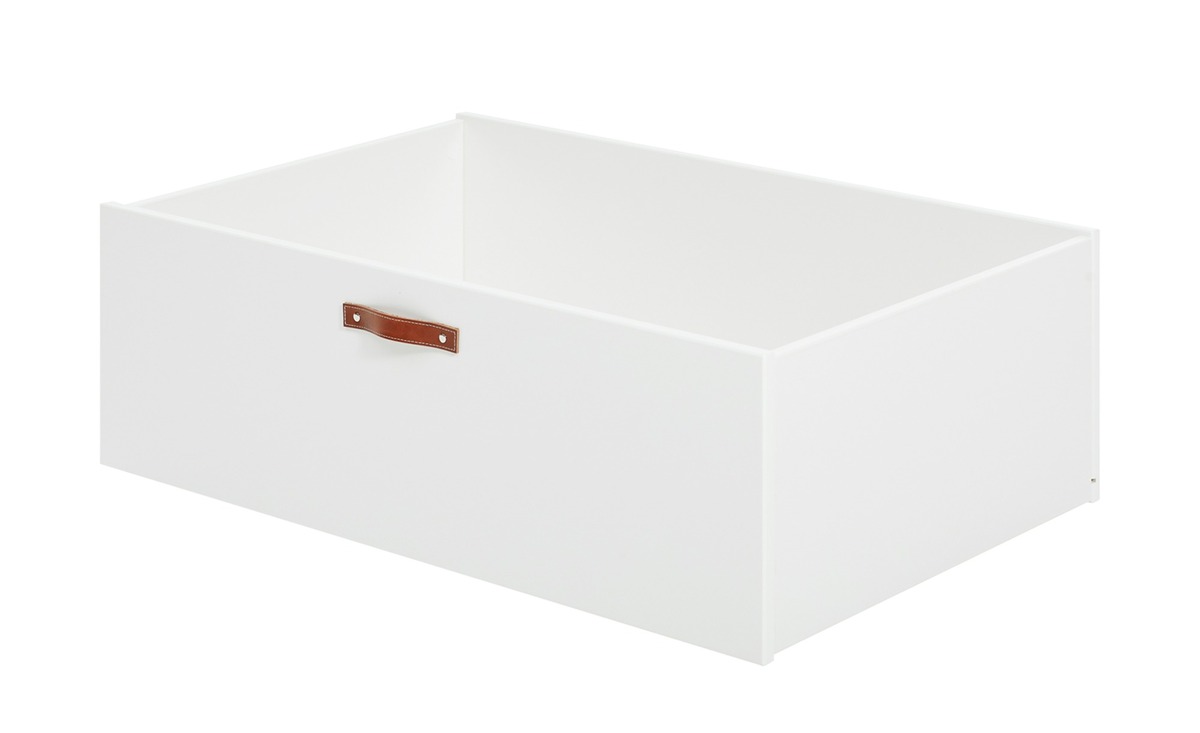 Bild 1 von Hoher Bettkasten weiß Maße (cm): B: 98 H: 35,5 T: 63 Sonstiges Zubehör - Möbel Kraft