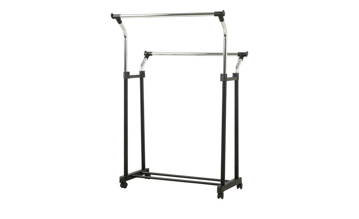 Bild 1 von Rollgarderobe silber Metall, Kunststoff Maße (cm): B: 85,5 H: 103,5 T: 51 Aktuelle Gutschein Aktion