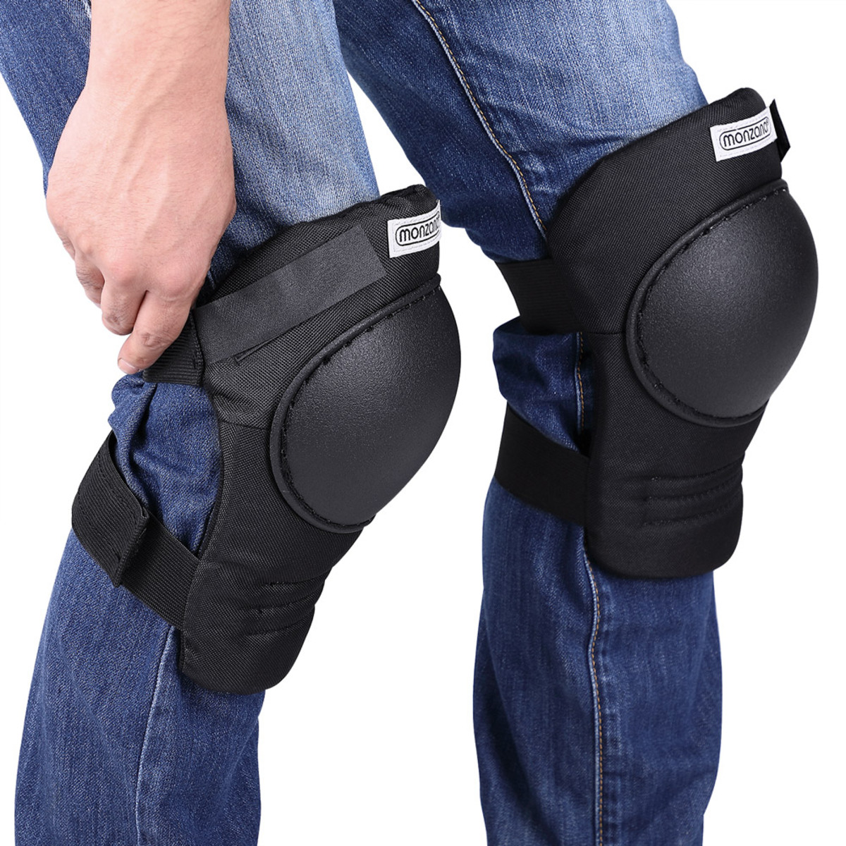 Bild 2 von monzana® 1 Paar Knieschoner - leichtgewichtig - robuste PVC Schale