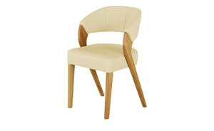 Woodford Leder-Polsterstuhl  Marion beige Maße (cm): B: 52 H: 81 T: 57 Stühle