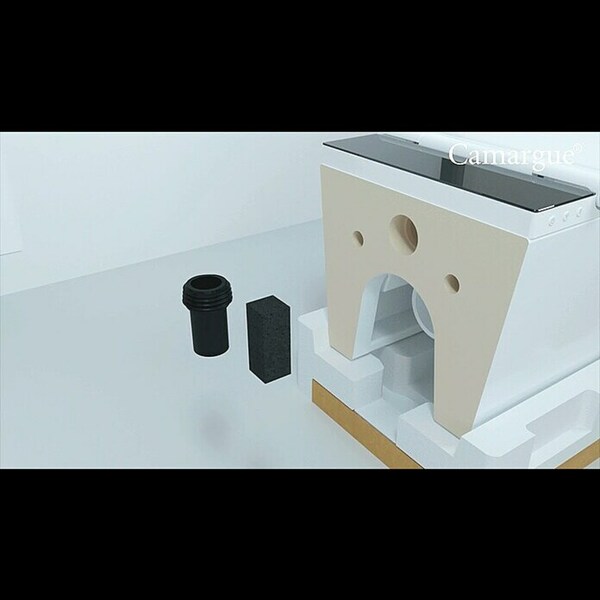 Bild 4 von Camargue Wand-Dusch-WC-Set Timeless Dark Clean