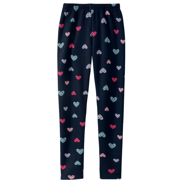 Bild 1 von Mädchen Thermo-Leggings mit Herzchen-Print