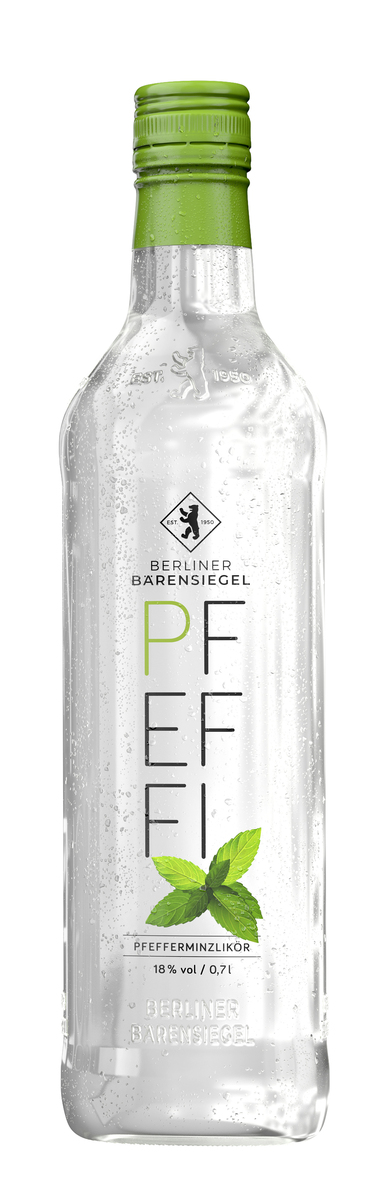 Bild 1 von Pfefferminzlikör 0,7 Liter