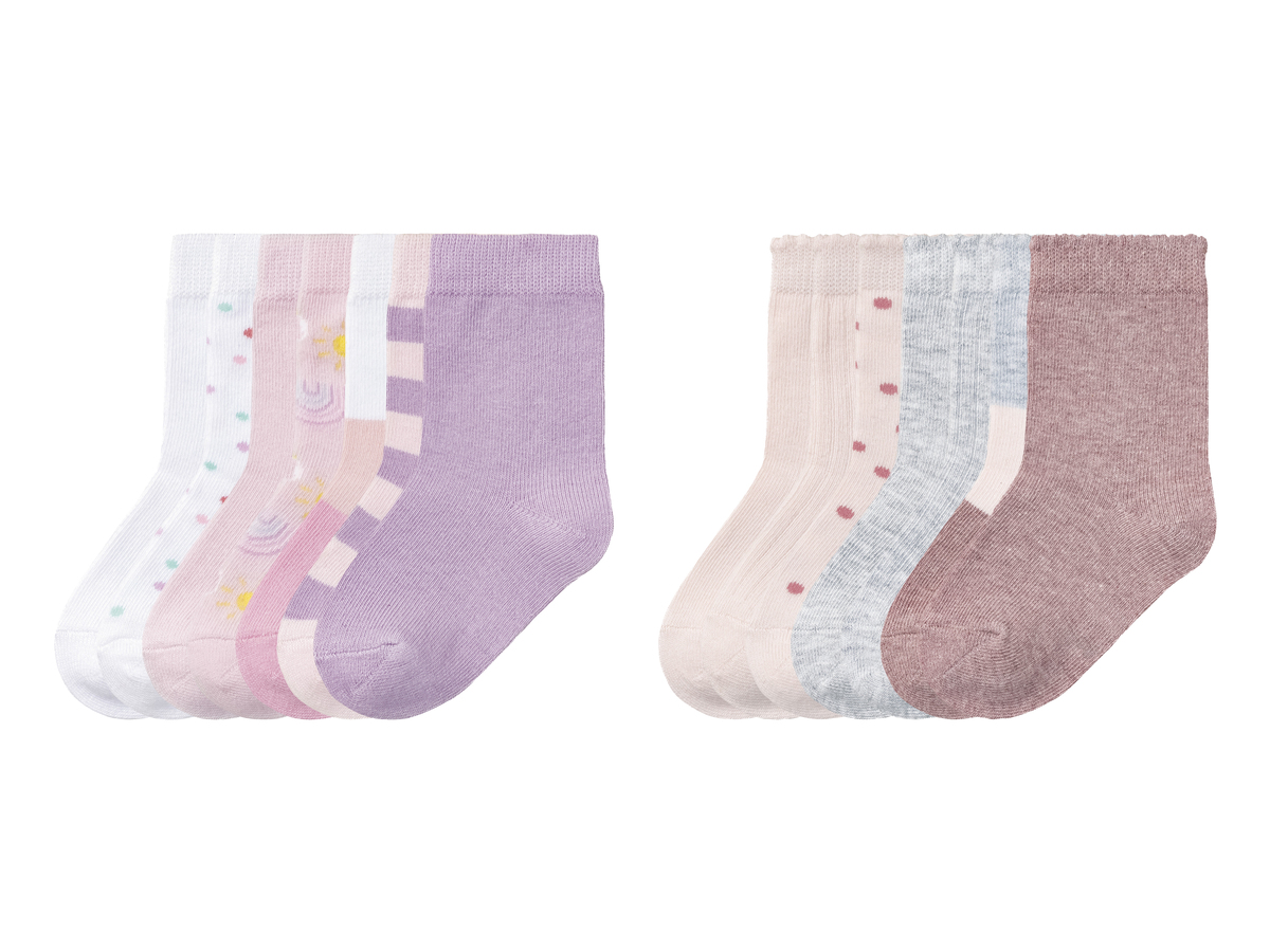 Bild 1 von lupilu® Kleinkinder Socken, 7 Paar, mit Bio-Baumwolle
