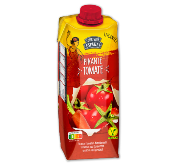 Bild 1 von ¡QUE VIVA ESPAÑA! Pikanter Tomaten- oder Gemüsesaft*