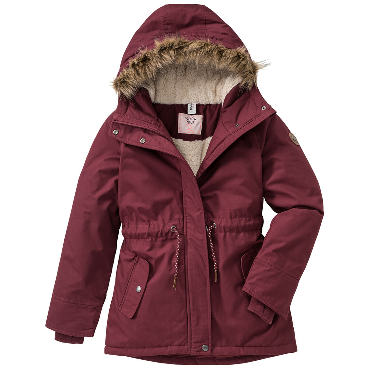 Bild 1 von Mädchen Parka mit Fellimitat