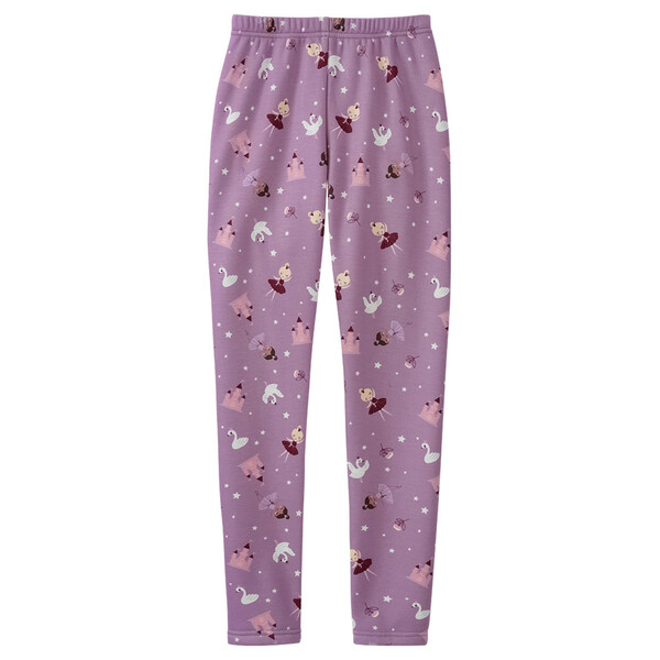 Bild 1 von Mädchen Thermo-Leggings mit Ballerina-Print