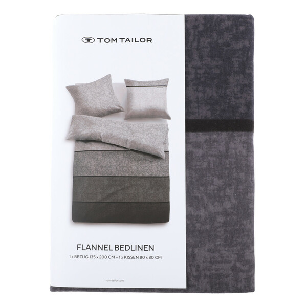 Bild 2 von Flanellbettwäsche mit Streifen, 155x220cm