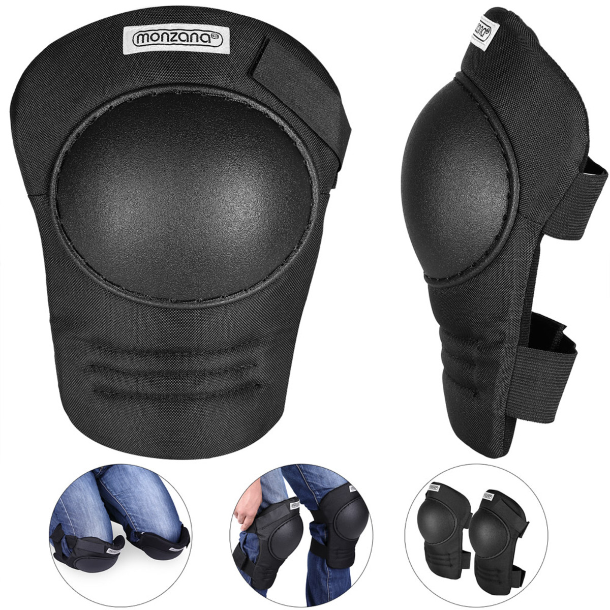 Bild 1 von monzana® 1 Paar Knieschoner - leichtgewichtig - robuste PVC Schale