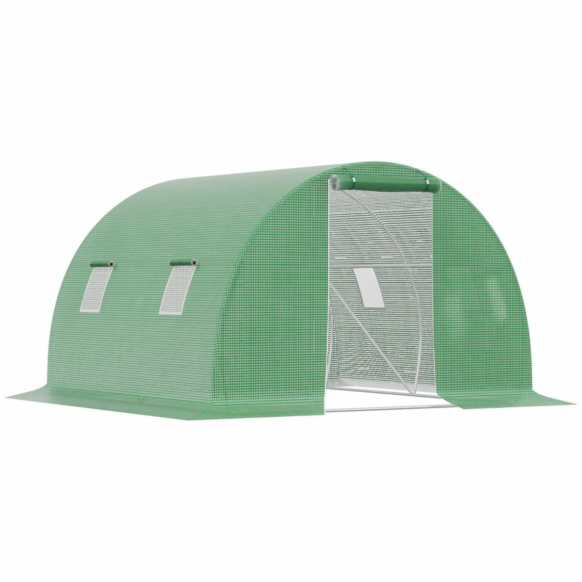 Bild 1 von Outsunny Foliengewächshaus begehbares Polytunnel 3 x 3 m Gewächshaus