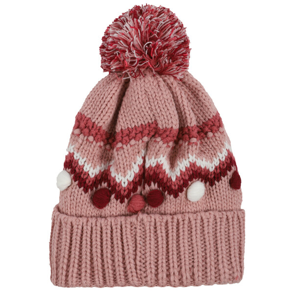 Bild 2 von Mädchen Strickmütze mit Bommel