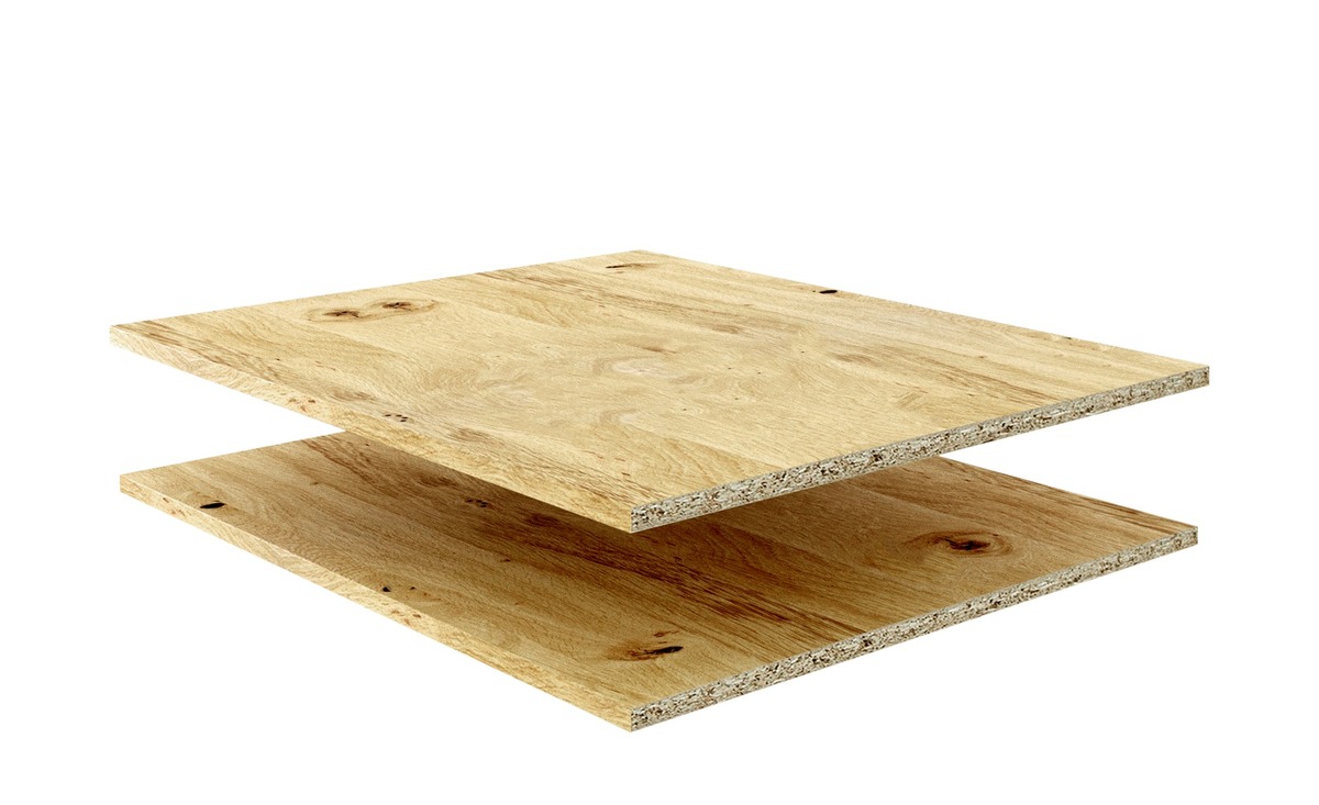 Bild 1 von Einlegeboden, 2er-Set holzfarben Maße (cm): B: 91 H: 1,8 T: 57 Sonstiges Zubehör - Möbel Kraft