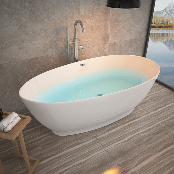 Bild 1 von HOME DELUXE Freistehende Badewanne DELIA