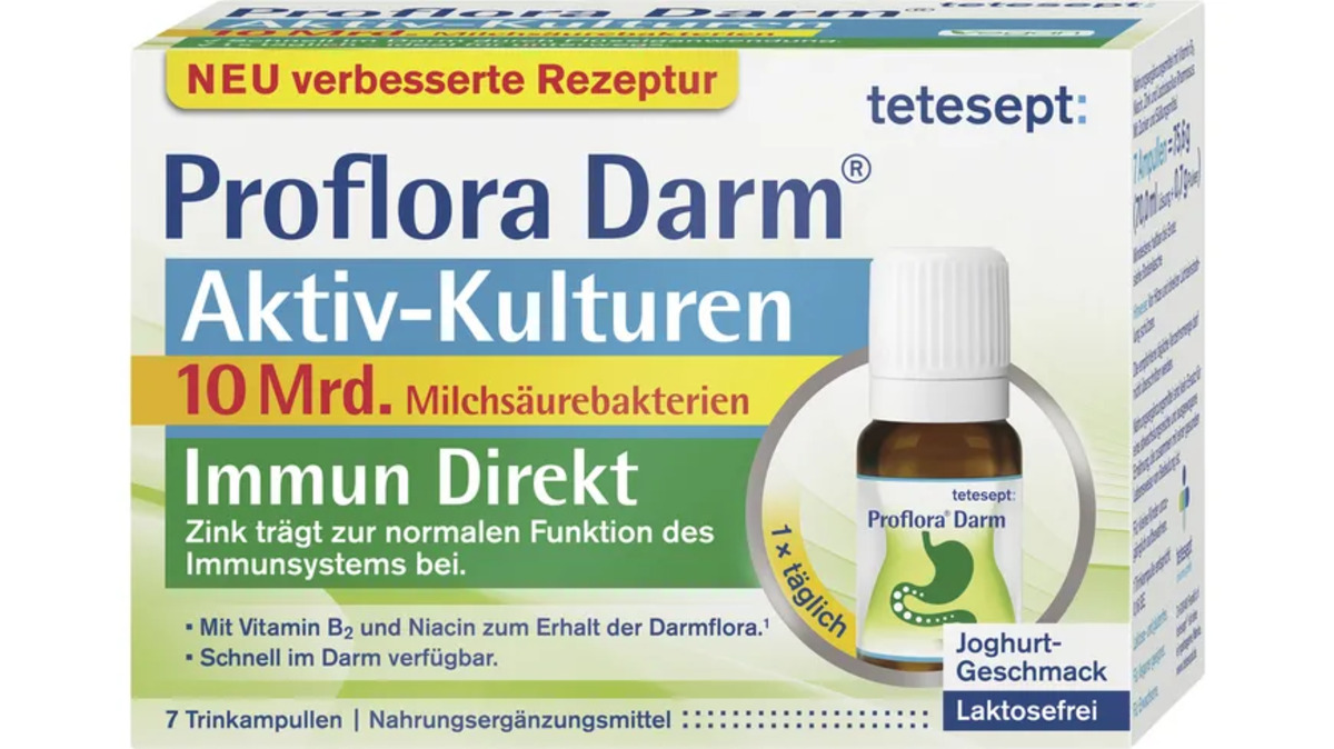 Bild 1 von tetesept Proflora Darm® Aktiv-Kulturen 10Mrd. 7 Trinkampullen