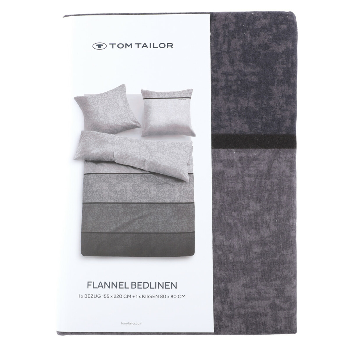 Bild 2 von Flanellbettwäsche mit Streifen, 135x200cm