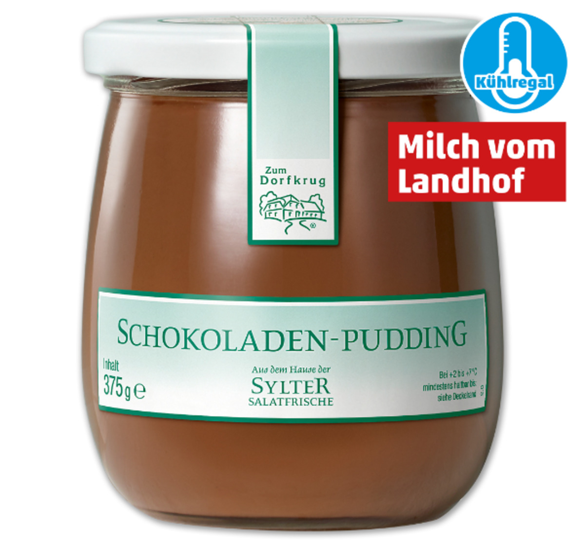 Bild 1 von ZUM DORFKRUG Schokoladen- oder Vanille-Pudding*
