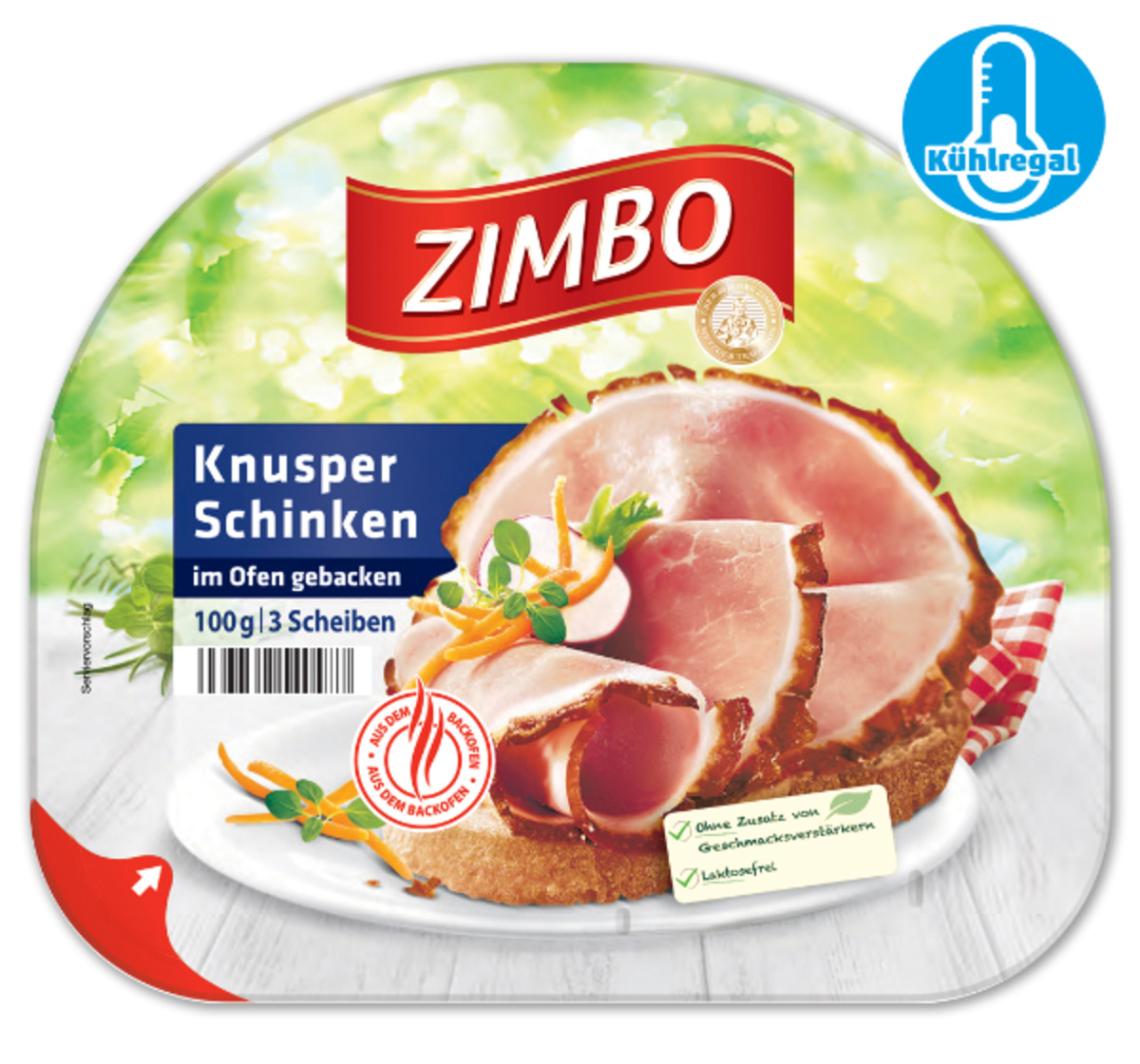 Bild 1 von ZIMBO GOURMET Thüringer Knusperschinken*