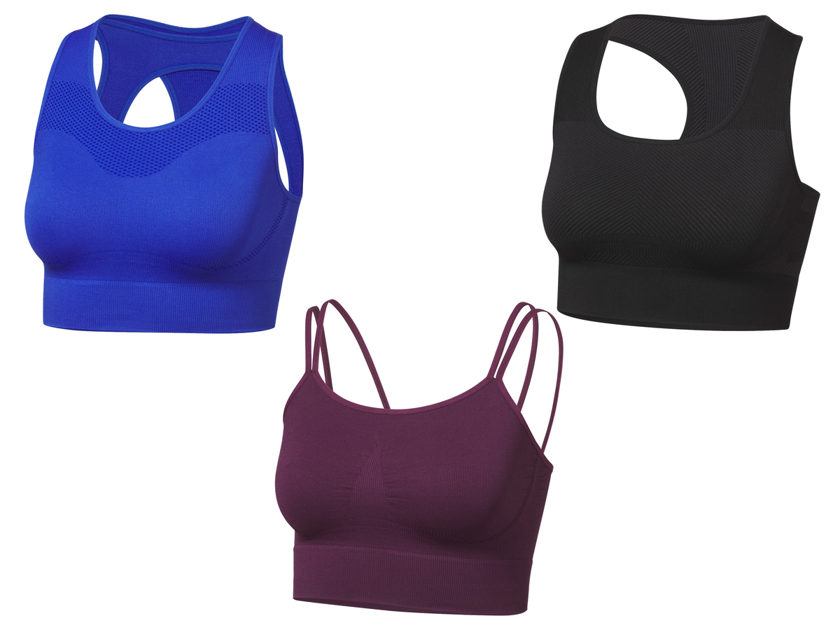 Bild 1 von CRIVIT Damen Sport Bustier, Medium-Level, Seamless