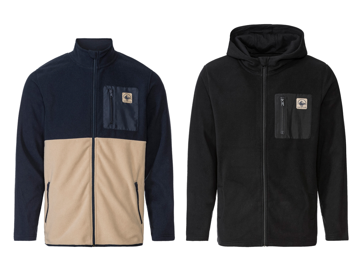 Bild 1 von LIVERGY® Herren Fleecejacke, leger geschnitten