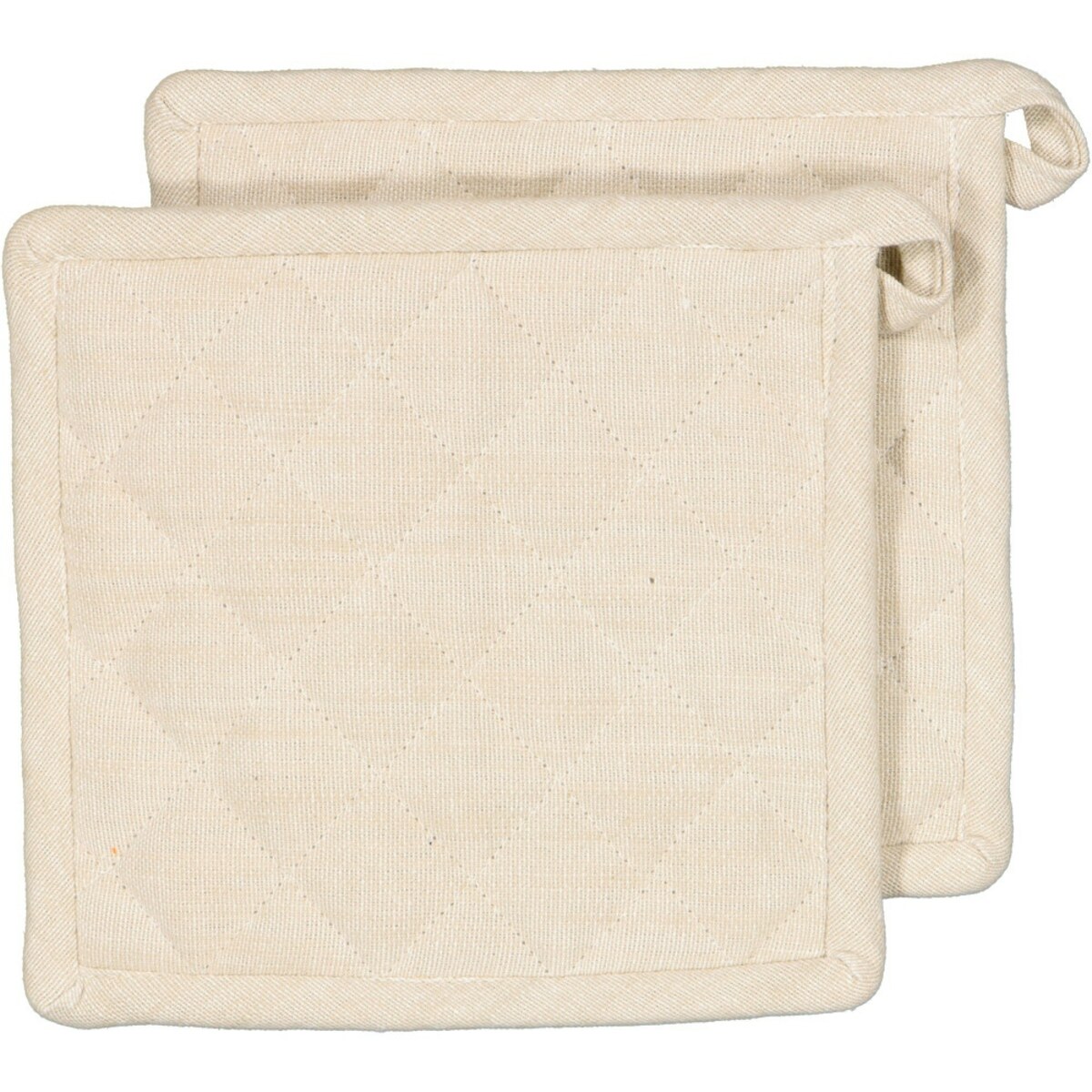 Bild 1 von Topflappen 2er-Pack, Sandfarben, 20x20