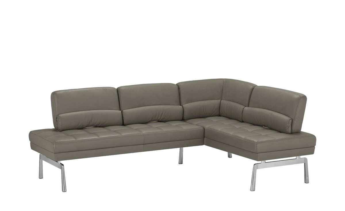 Bild 1 von JOOP! Eckbank  Leder Loft grau Maße (cm): B: 233 H: 87 T: 163 Bänke