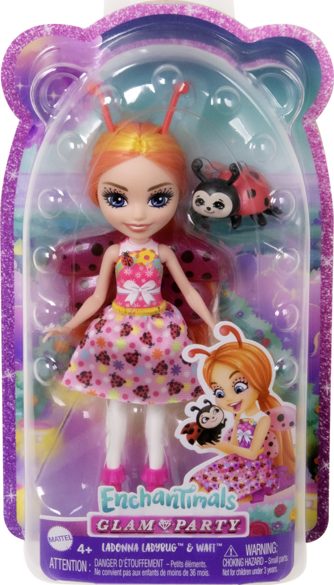 Bild 1 von Mattel Enchantimals Glam Party Ladonna Ladybug & Waft